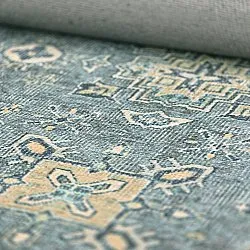 Flatweave rug - Benaluna (blue/green)