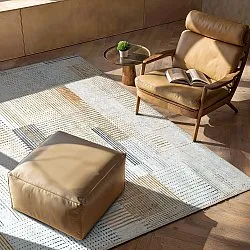 Flatweave rug - Calla (yellow)