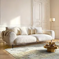 Flatweave rug - Comino (beige/multi)
