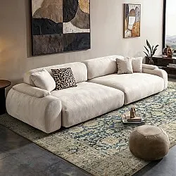 Flatweave rug - Delvar (blue)