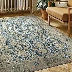 Flatweave rug - Delvar (blue)