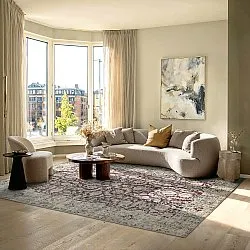 Flatweave rug - Delvar (red)