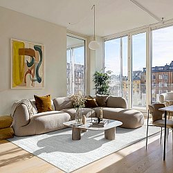 Flatweave rug - Elarion (light grey)