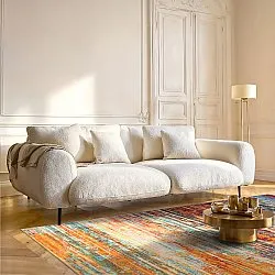Flatweave rug - Kazea (orange/multi)