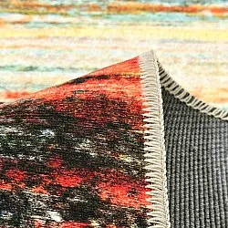 Flatweave rug - Kazea (orange/multi)
