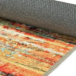 Flatweave rug - Kazea (orange/multi)