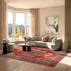 Flatweave rug - Madevan (red)