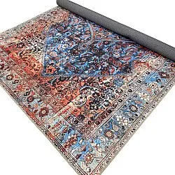 Flatweave rug - Mardin (red/blue)