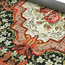 Flatweave rug - Masarida (black/multi)