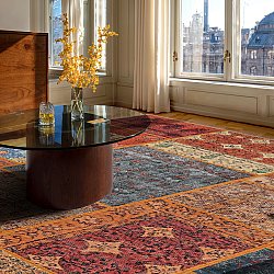 Flatweave rug - Myrina (red/multi)