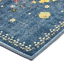 Flatweave rug - Nabilar (blue)