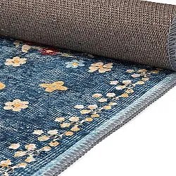Flatweave rug - Nabilar (blue)