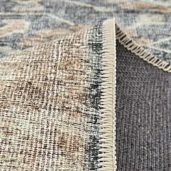 Flatweave rug - Noura (dark blue)