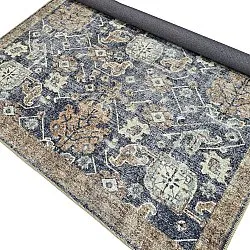 Flatweave rug - Noura (dark blue)