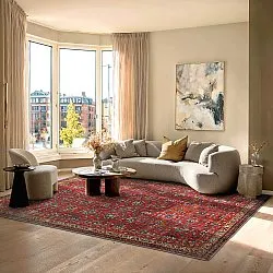 Flatweave rug - Omarien (red)