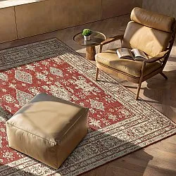 Flatweave rug - Zuleina (red)