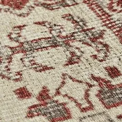Flatweave rug - Zuleina (red)
