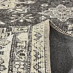 Flatweave rug - Zuleina (dark grey)