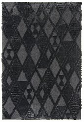 Shaggy rugs - Rostock (black)