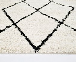 Shaggy rugs - Marsa (black/white)