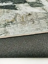 Wilton rug - Flores (black/brown/white)