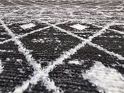 Round rug - Stella (black/white)