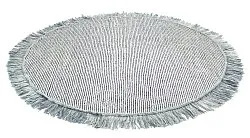 Round rug - Pike (blue)