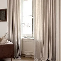 Curtains - Linen curtain Cosmina (beige)