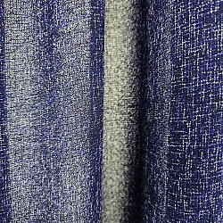 Curtains - Linen curtain Cosmina (blue)