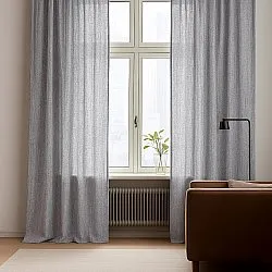 Curtains - Linen curtain Cosmina (gray)
