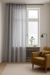 Curtains - Linen curtain Cosmina (gray)