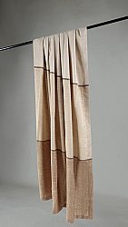 Curtains - Linen curtain Perrine (beige/brown)
