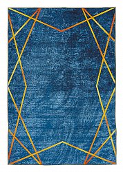Wilton rug - Zaros (blue/gold)