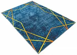 Wilton rug - Zaros (blue/gold)