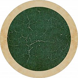 Round rug - Laval (grön)