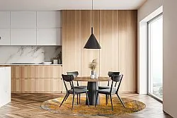 Round rug - Lalin (yellow)