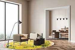 Round rug - Lemos (yellow)
