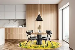Round rug - Lemos (yellow)
