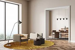 Round rug - Malveira (gold)