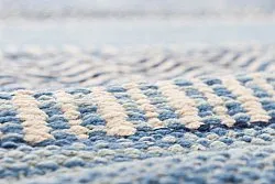 Rag rugs from Strehög of Sweden - Havtorn (blue)
