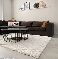 Shaggy rugs - Rostock (offwhite)