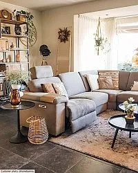 Wilton rug - Douz (black/multi)