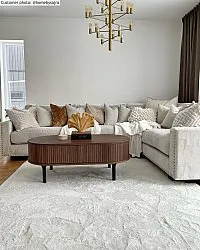 Shaggy rugs - Aranga Super Soft Fur (white)