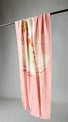 Curtain - Swan (pink)