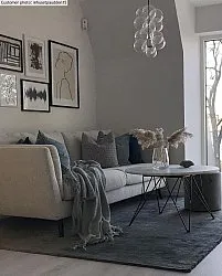 Viscose rug - Jodhpur Special Luxury Edition (black)