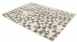 Wool rug - Kallatis (black/white)
