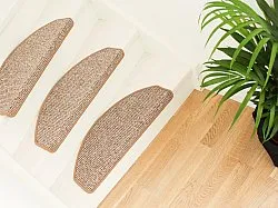 Stair carpet - Brusells 28 x 65 cm (light brown)