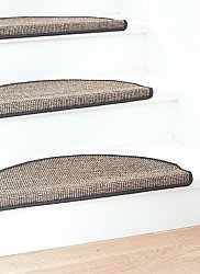 Stair carpet - Salvador 28 x 65 cm (brown mix)