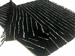 Rag rugs - Nordal Design (black, 100% leather)
