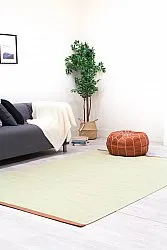 Wool rug - Galway (light green)